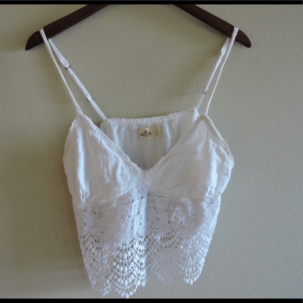 HOLLISTER white tank top